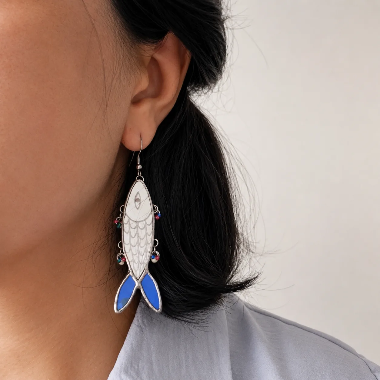 Fish earring thumbnail 3