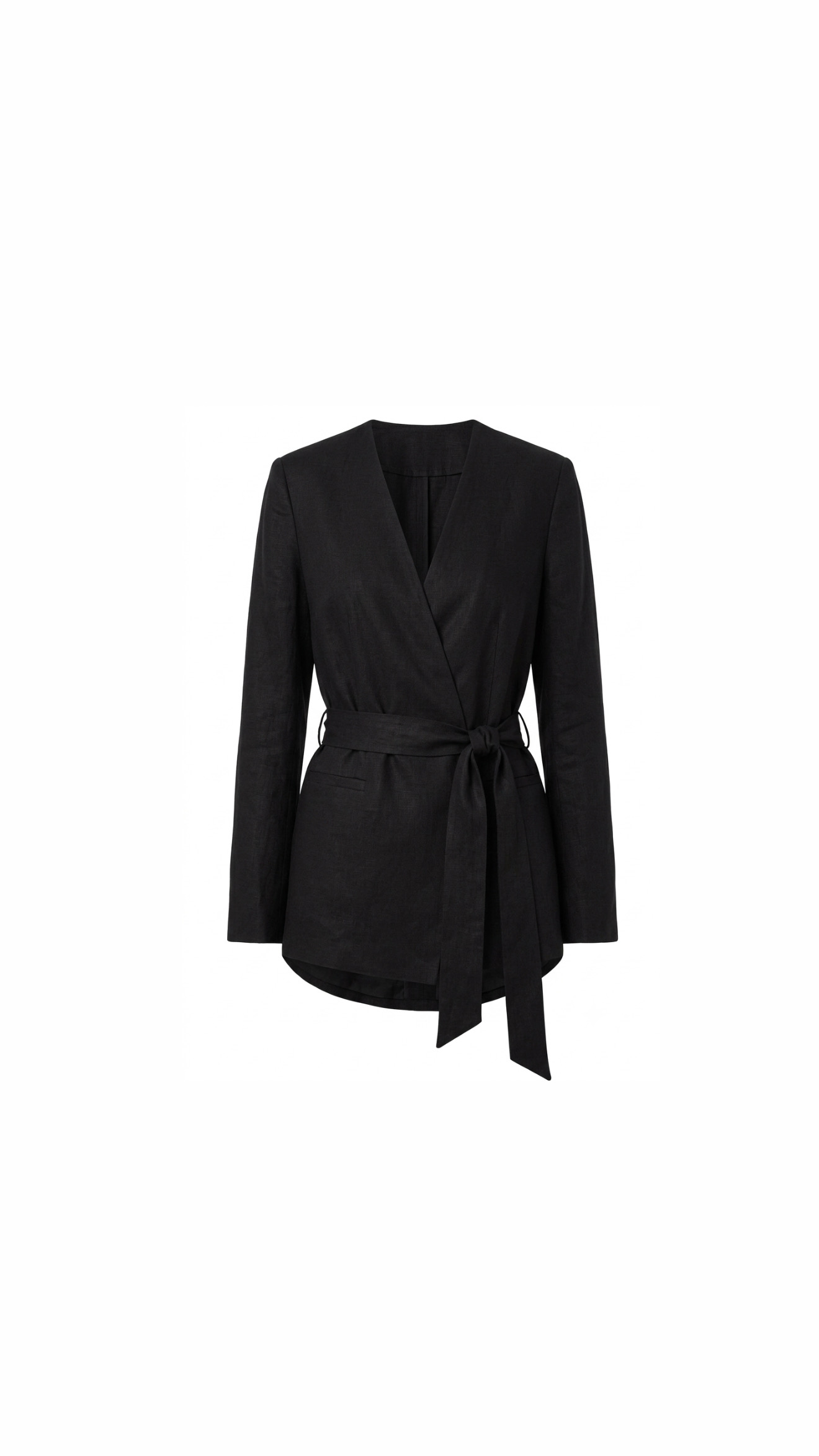 Lemon belted jacket