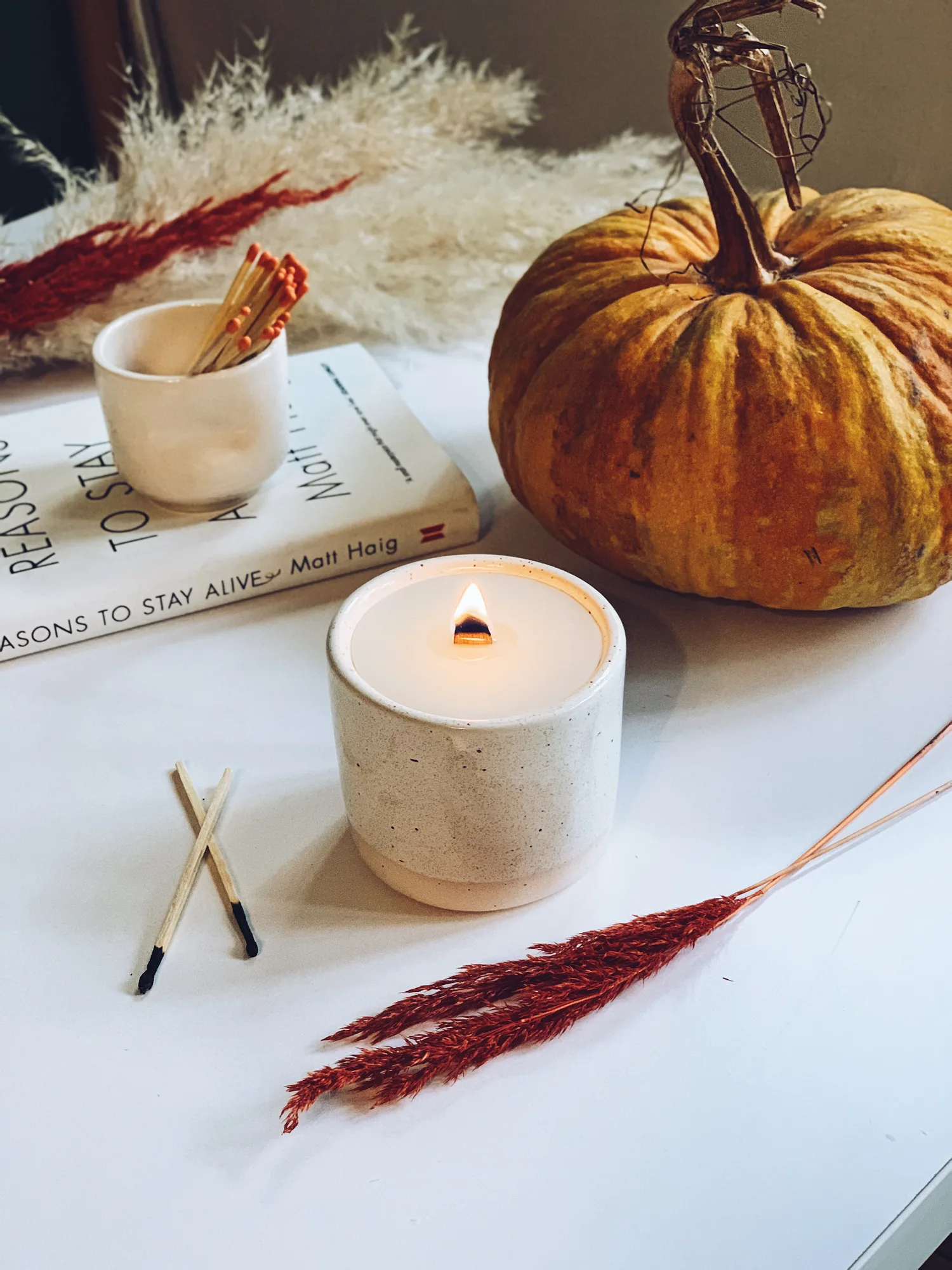 Single edition scented ceramic candle thumbnail 1