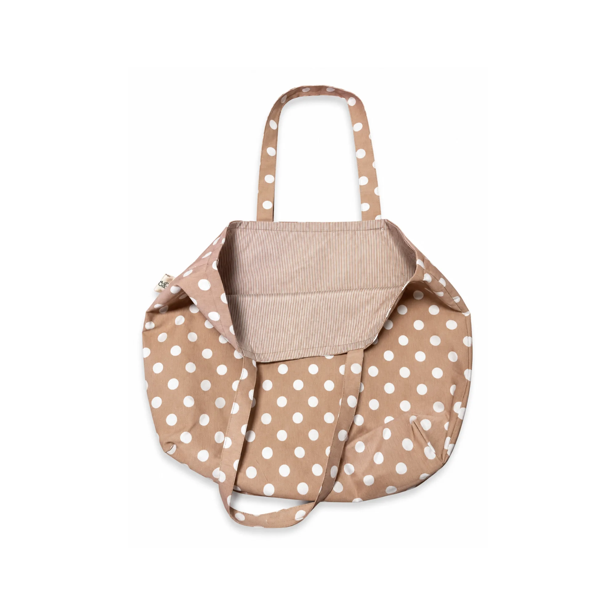 Polka dot tote bag thumbnail 6
