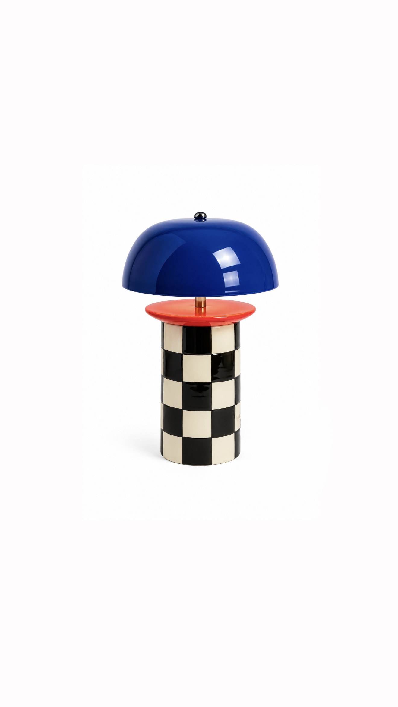 Checkered lampshade