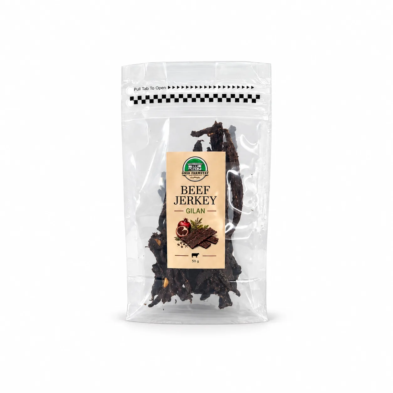 Beef jerky with Gilan flavor