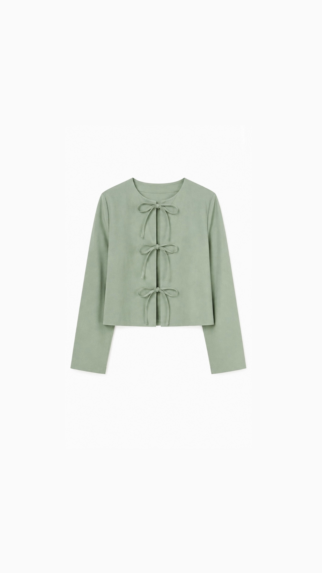 Pistachio poppy blouse