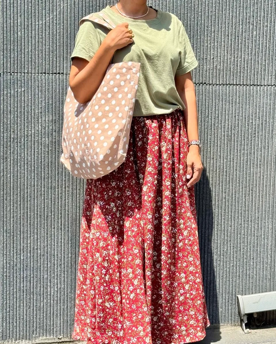 Polka dot tote bag thumbnail 9