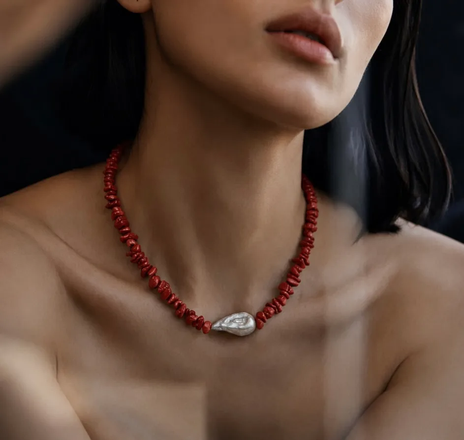 گردنبند مرجان و باروک thumbnail 2