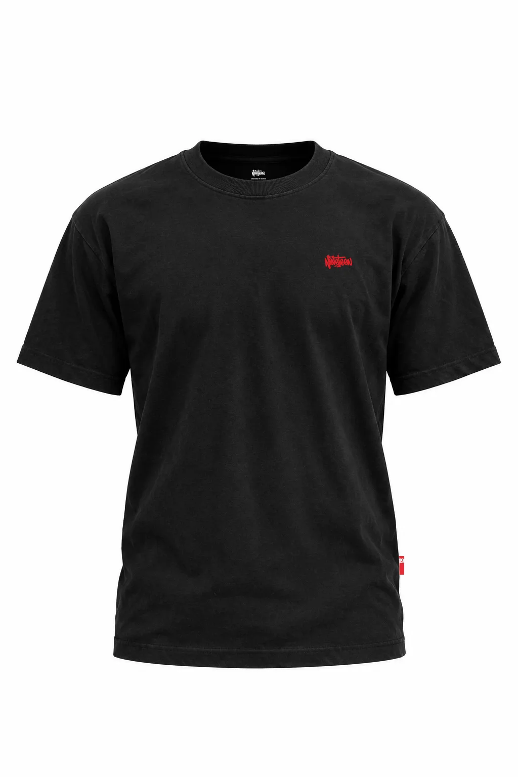plain black T‑shirt