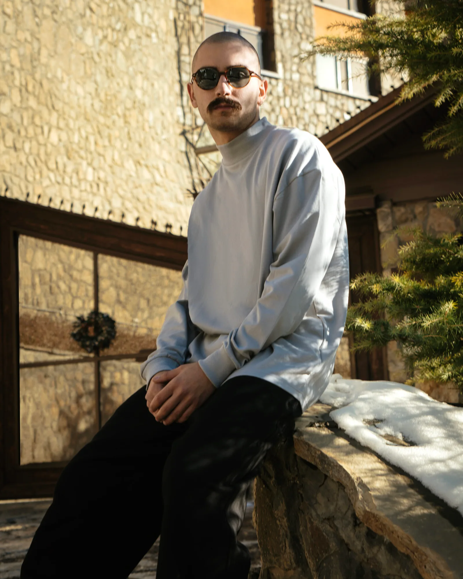 بلوز رومرو طوسی (ROMERO BLOUSE) thumbnail 1