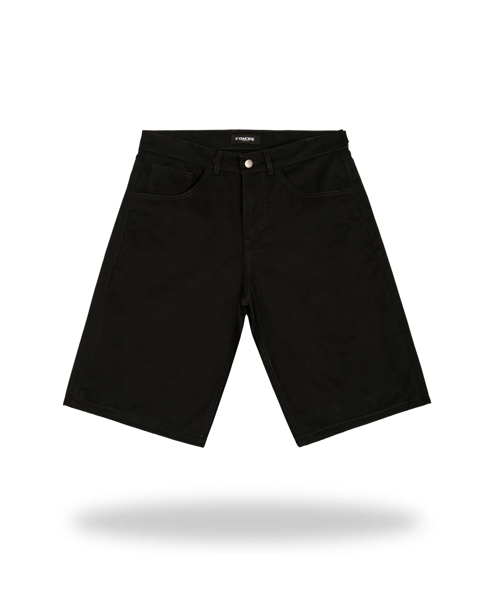 Alfonso black cotton shorts (ALFONSO SHORTS) thumbnail 1