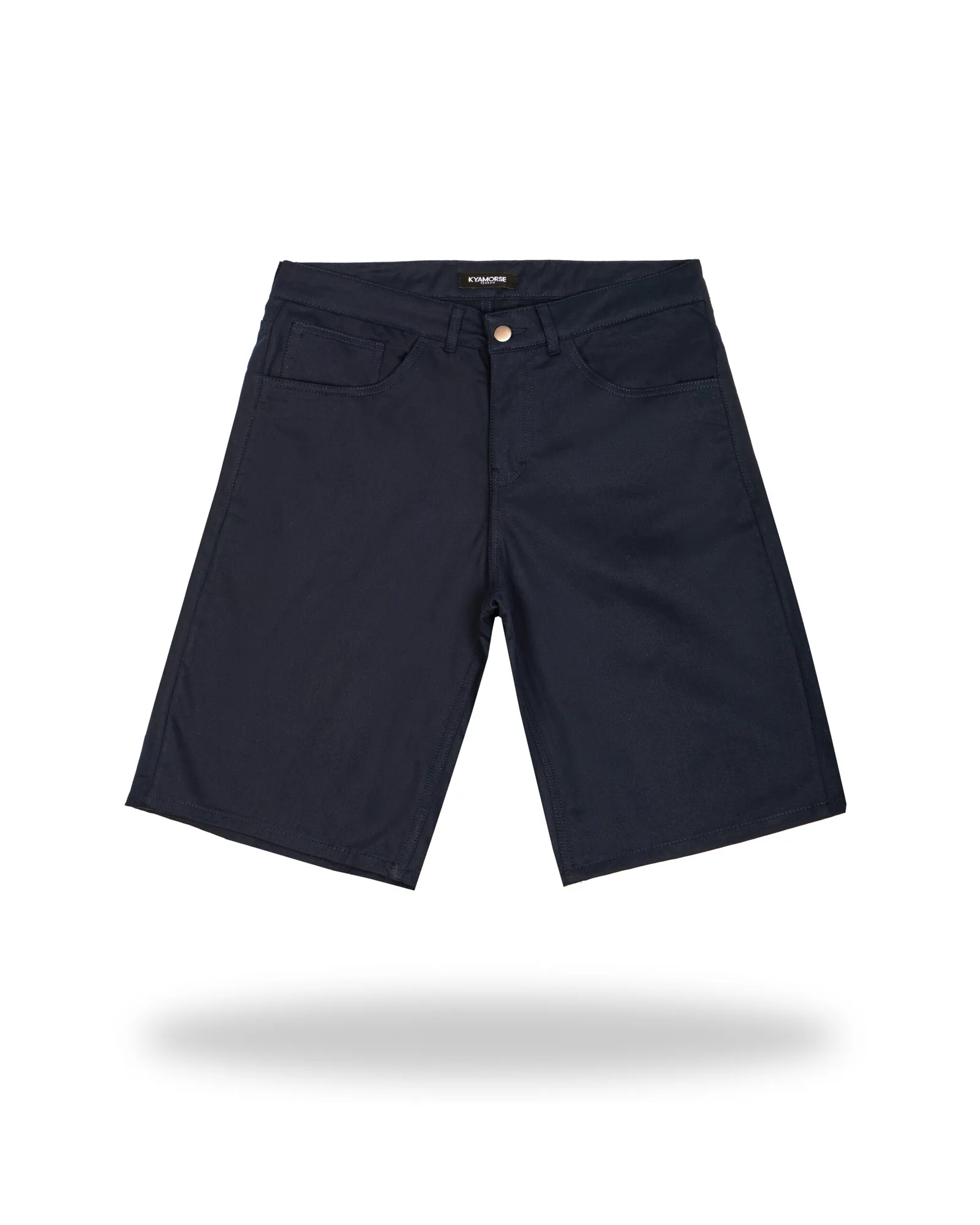 Alfonso navy blue linen shorts (ALFONSO SHORTS) thumbnail 1