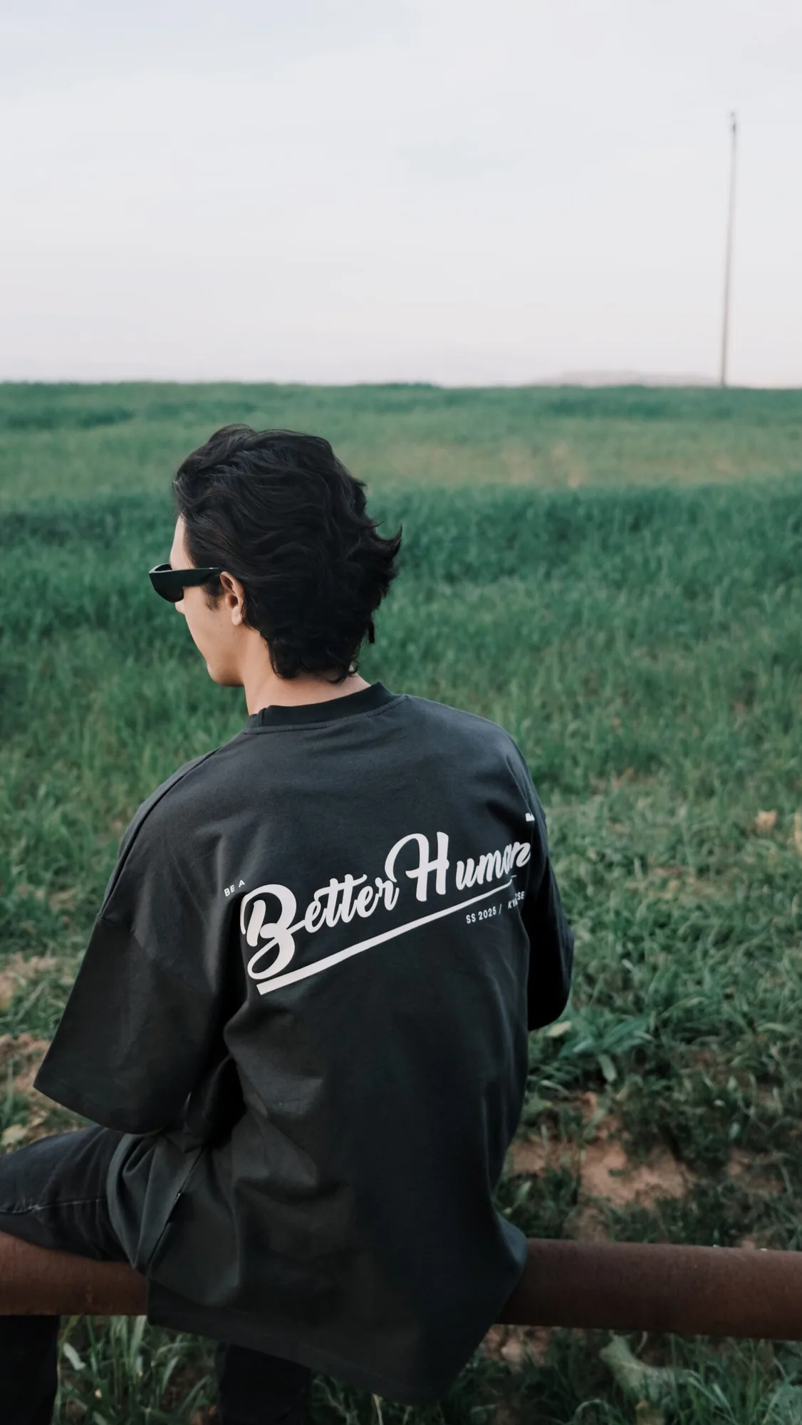 Green BETTER HUMAN T-shirt thumbnail 3