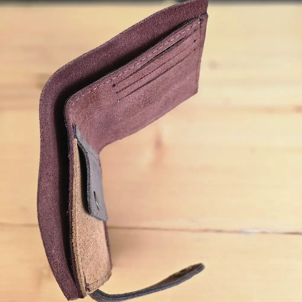 Leather pocket wallet thumbnail 7