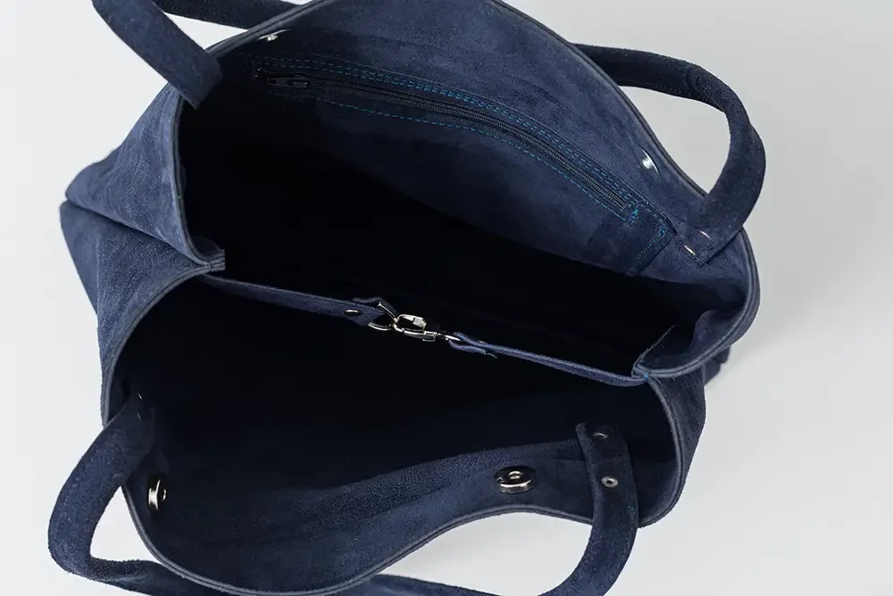 Women's natural leather handbag, Nazar model thumbnail 3