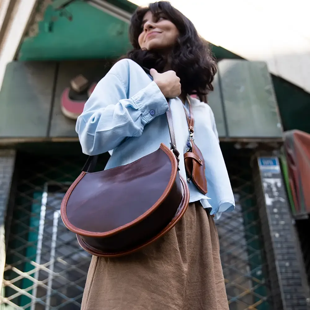 Tanaaz Natural Leather Backpack thumbnail 8