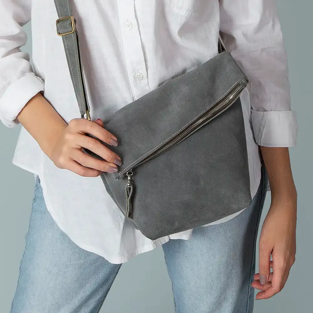 Kajal model natural leather shoulder bag thumbnail 5