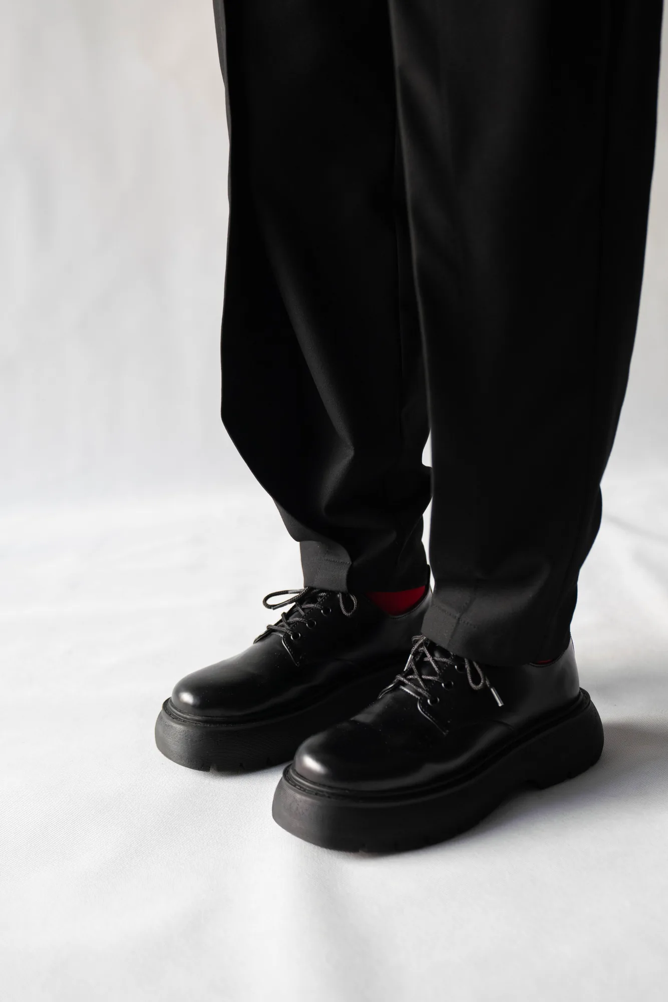 Front patchwork pants thumbnail 2