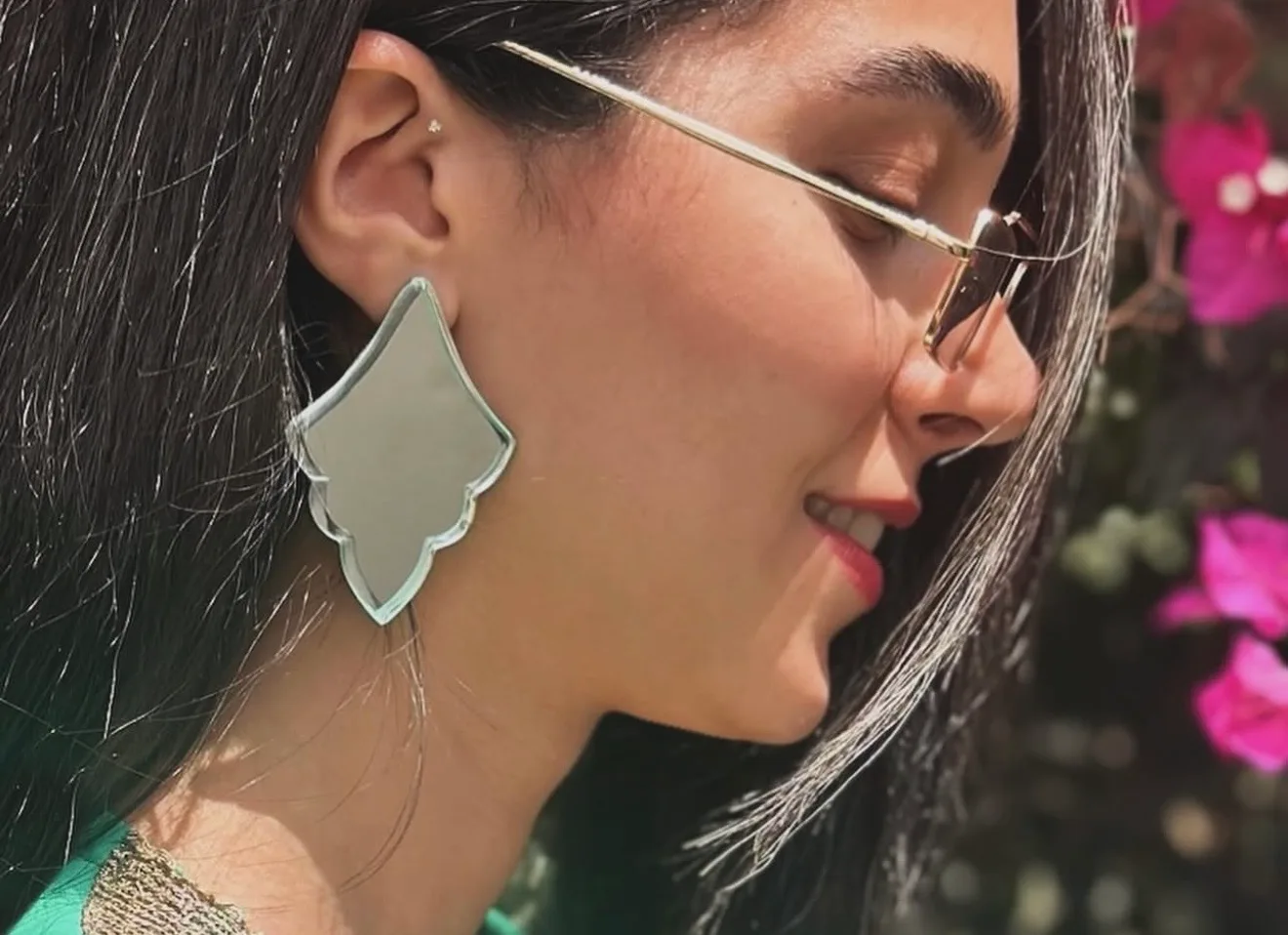 Delbar mirror earring thumbnail 2